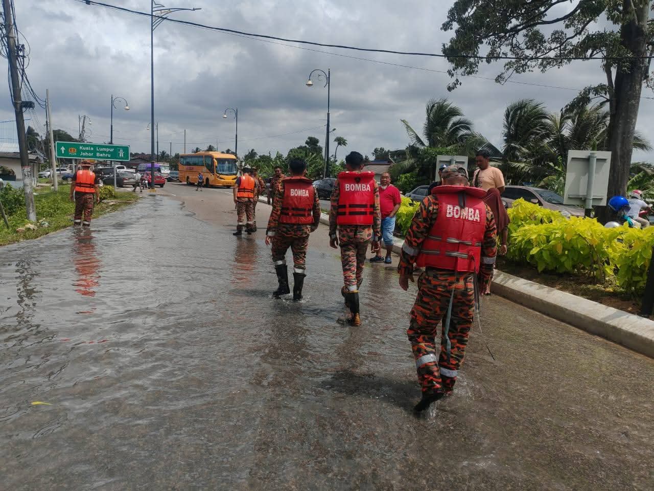 ஜொகூர், பொந்தியானில் வெள்ளத்திற்கான அறிகுறி- தீயணைப்புத்துறை  விரிவான கண்காணிப்பு.
