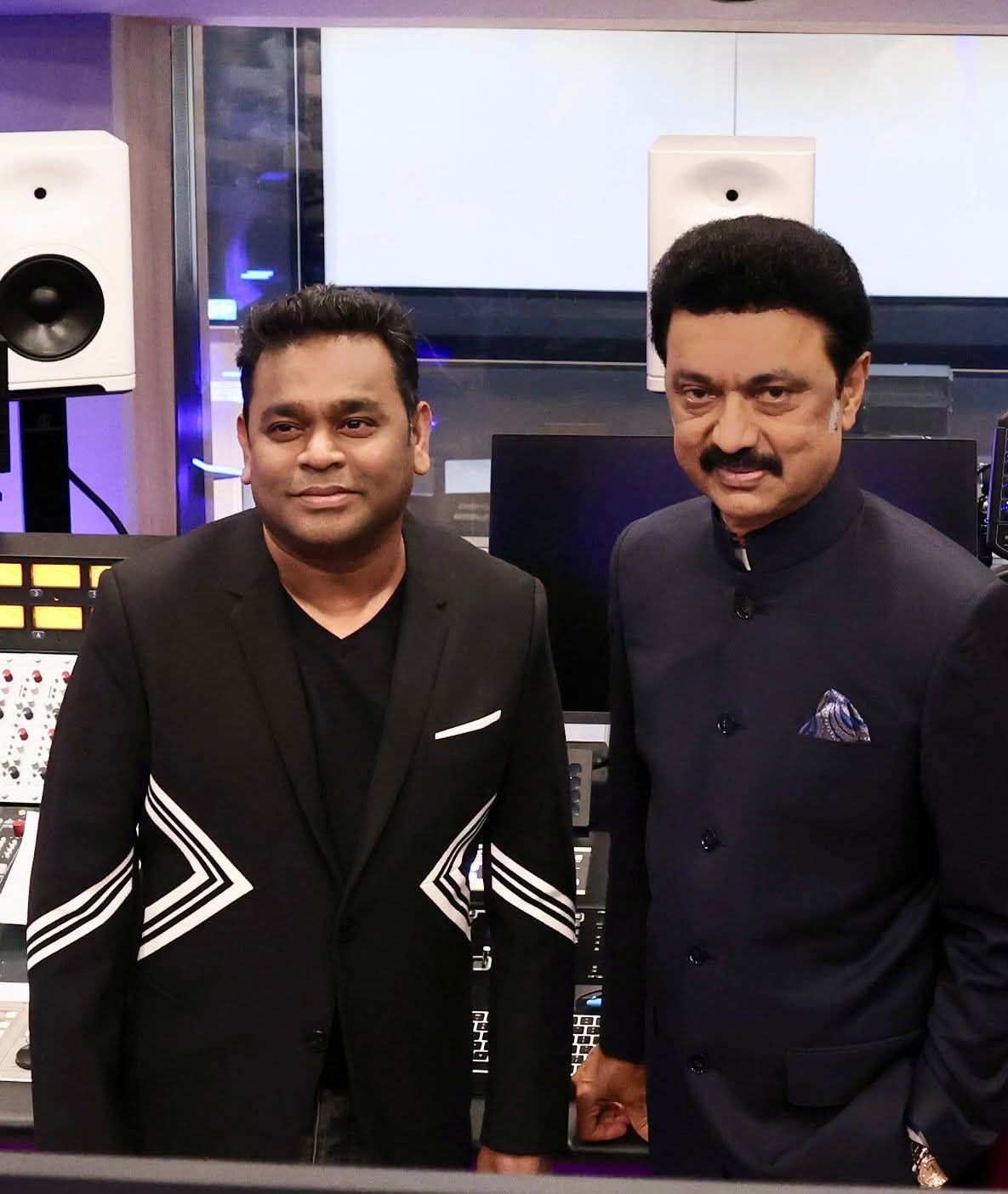 TAMIL NADU CM M.K. STALIN EXTENDS BIRTHDAY GREETINGS TO LEGENDARY COMPOSER A.R. RAHMAN