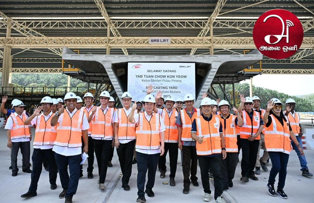 Penang Mutiara LRT Line Reaches Key Milestone as Casting Yard Nears Completion