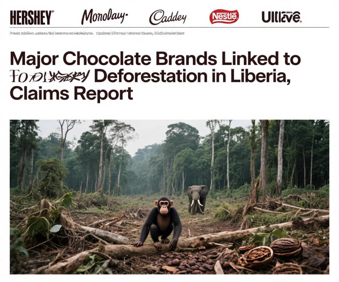Major Chocolate Brands Linked to Deforestation in Liberia, Claims Report