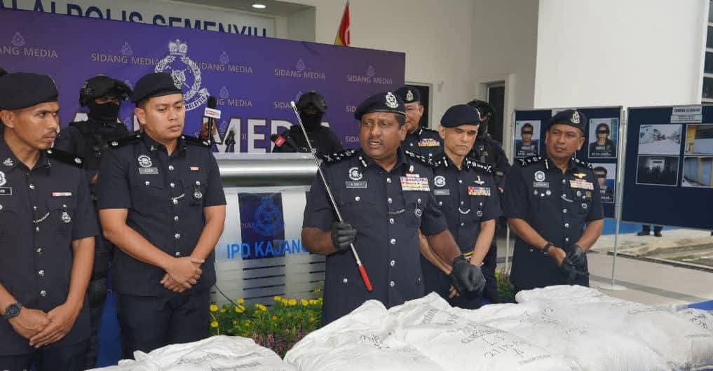 செமினியில் போதைப் பொருள் தயாரிப்பு/ பதப்படுத்தும் சட்ட விரோத ஆய்வுக் கிடங்கு கண்டுப் பிடிக்கப்பட்டது ; அறுவர் கைது. 