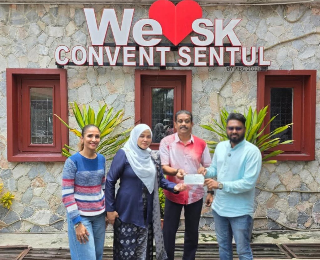 செந்தூல் கொன்வென்ட் ஆரம்பப்பள்ளி திறந்த வெளி மண்டபத்திற்கான ரிம. 2 இலட்சம் மானியம் பிரபாகரன் வழங்கினார்