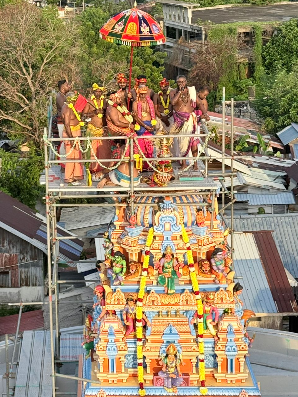 அருள்மிகு ஸ்ரீ மகா மாரியம்மன் ஆலயம் திருக்குட நன்னீராட்டு விழா விமரிசையாக நடைபெற்றது 